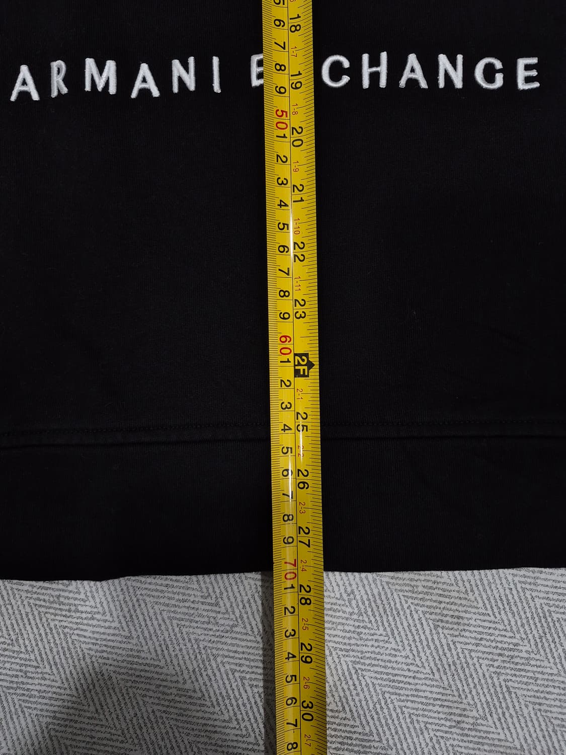 정품 아르마니 익스체인지 블랙 맨투맨 티셔츠 남성 105사이즈 상품이미지9