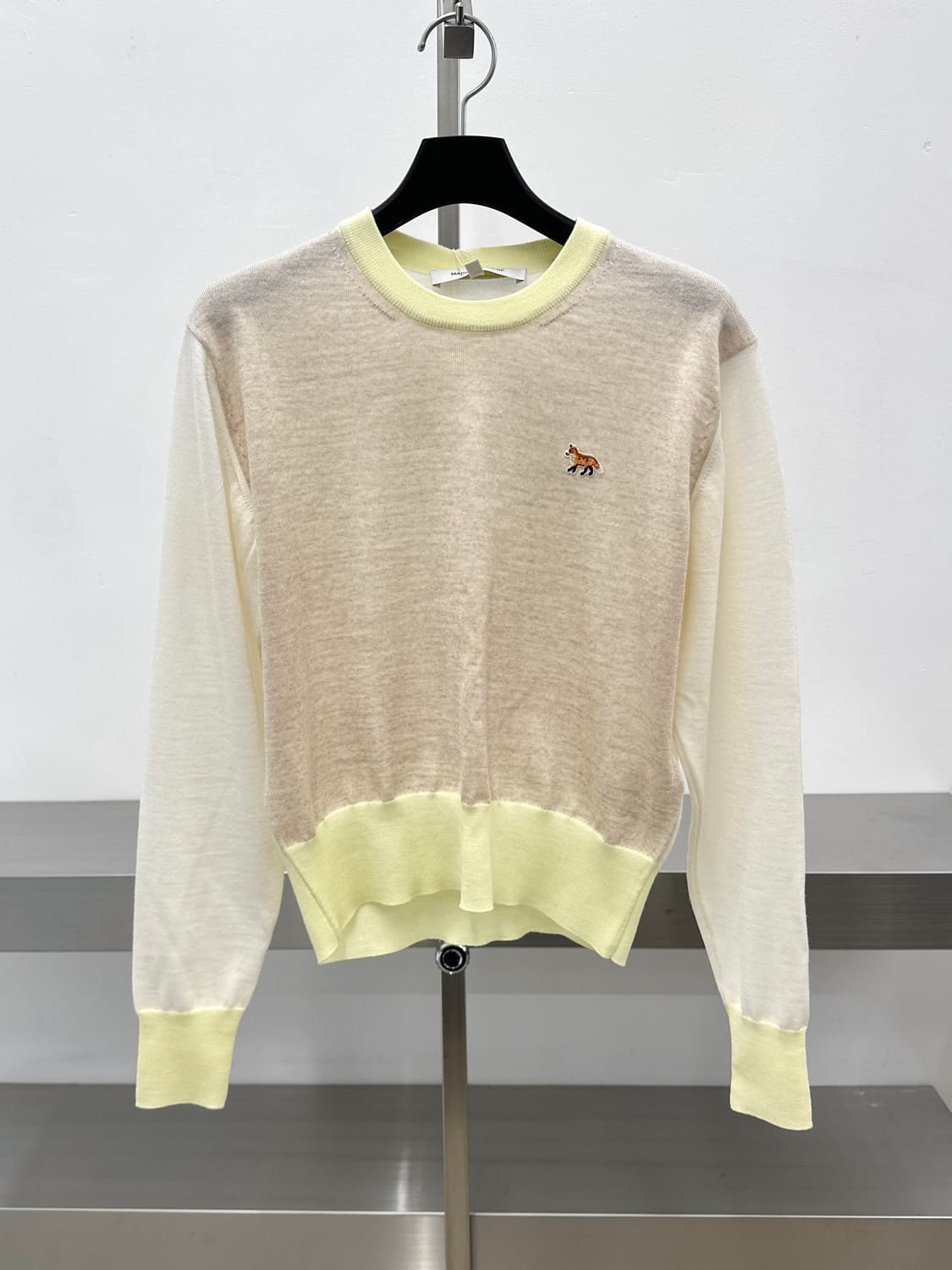 메종키츠네 24SS 베이비폭스 컬러블록 니트  상품이미지4