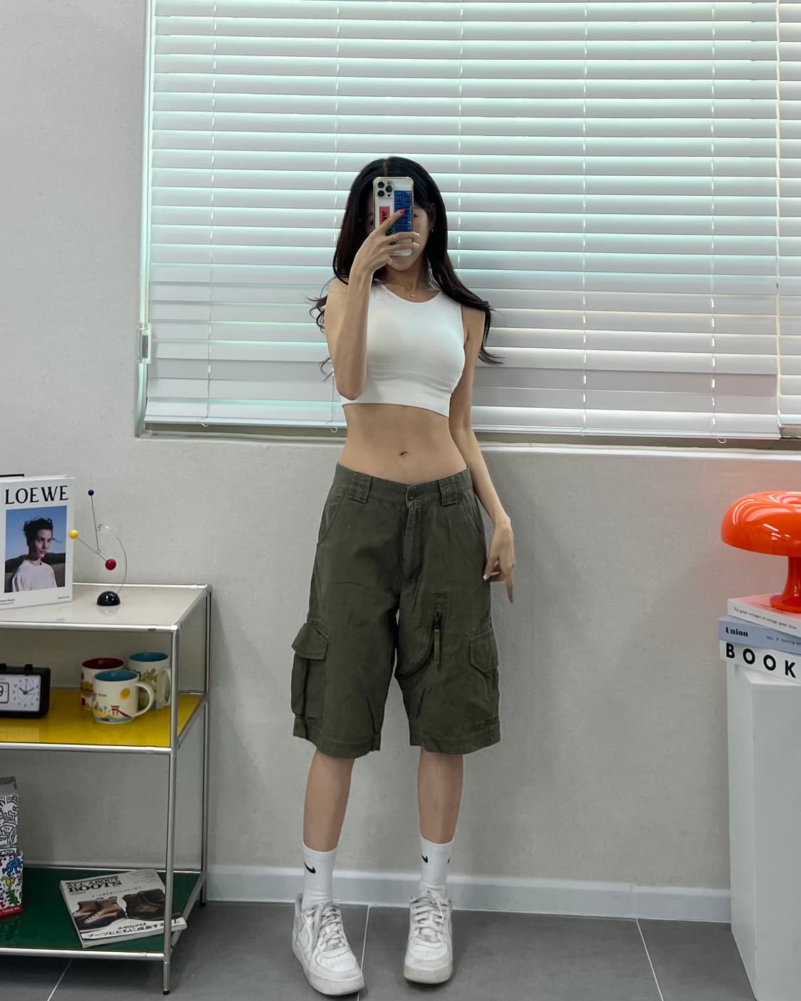 (허단39)유니크 카고팬츠-M2358 상품이미지7