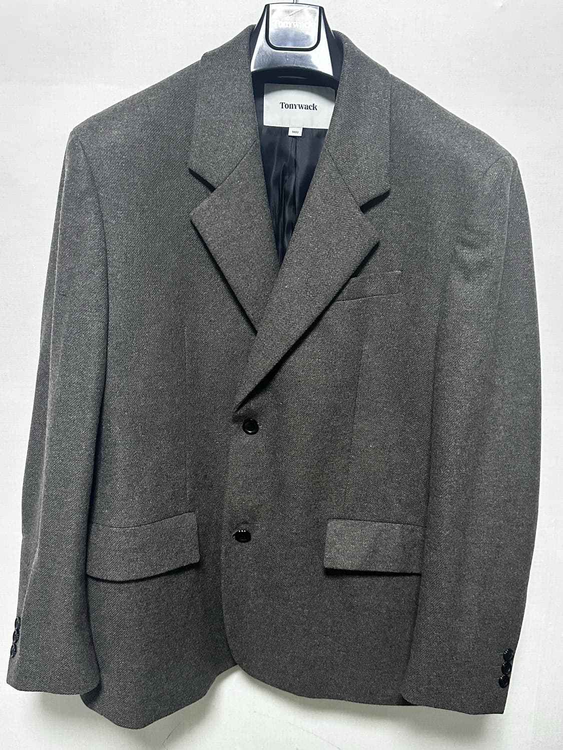 토니웩 이탈리안 울 플란넬 블레이저 애쉬그레이 L 상품이미지3