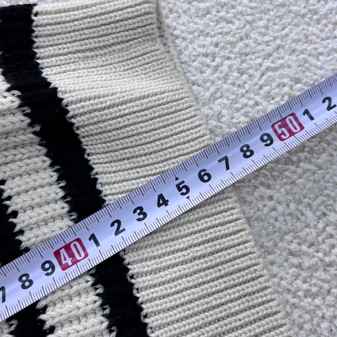 M 자라 스트라이프 크루넥 스웨터 0319E 상품이미지5