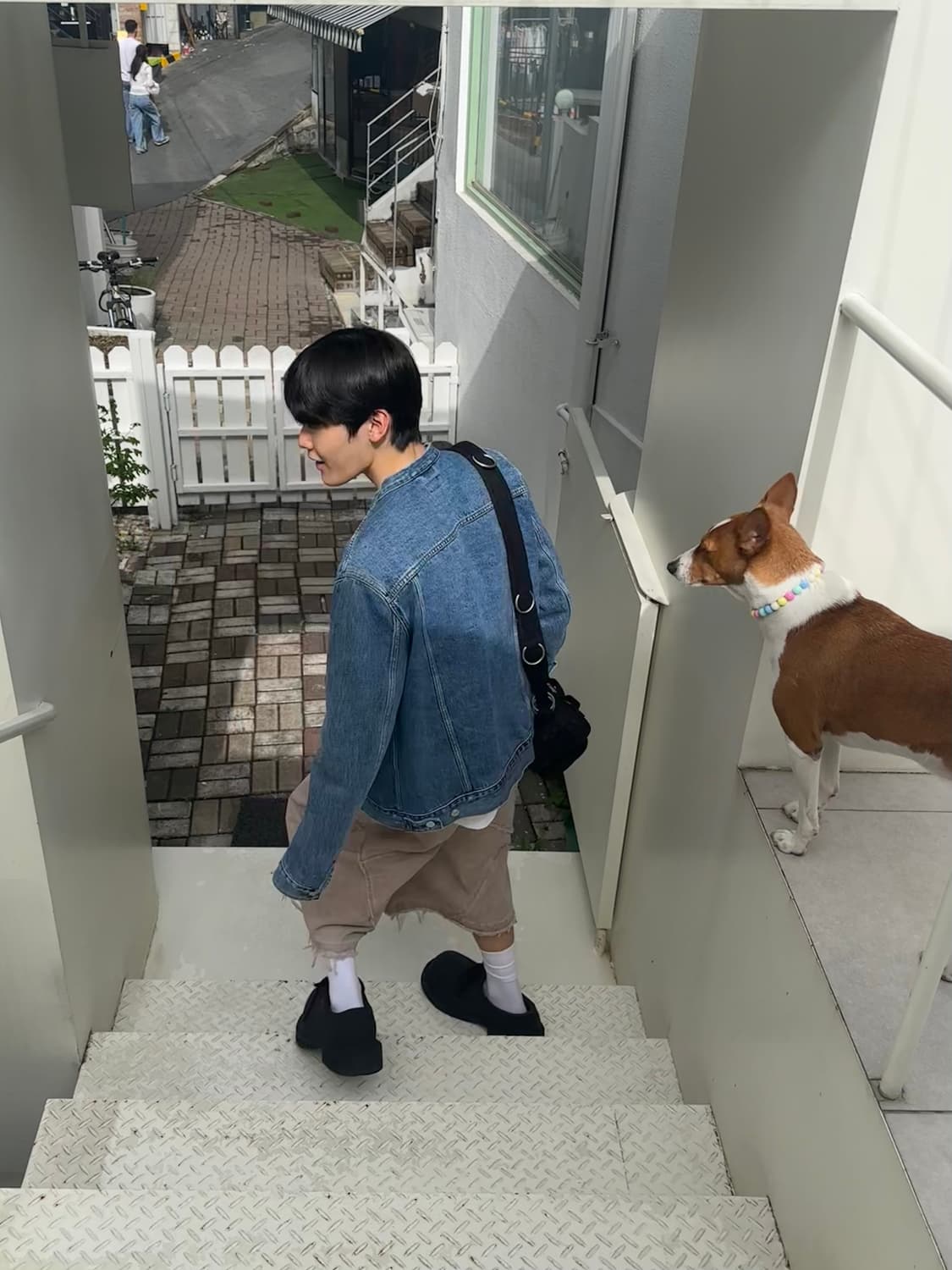 차이나카라 데님자켓(L) 상품이미지2