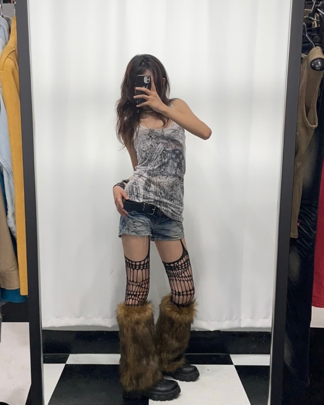 🎸스터드 디테일 데님 숏츠🎸 상품이미지3
