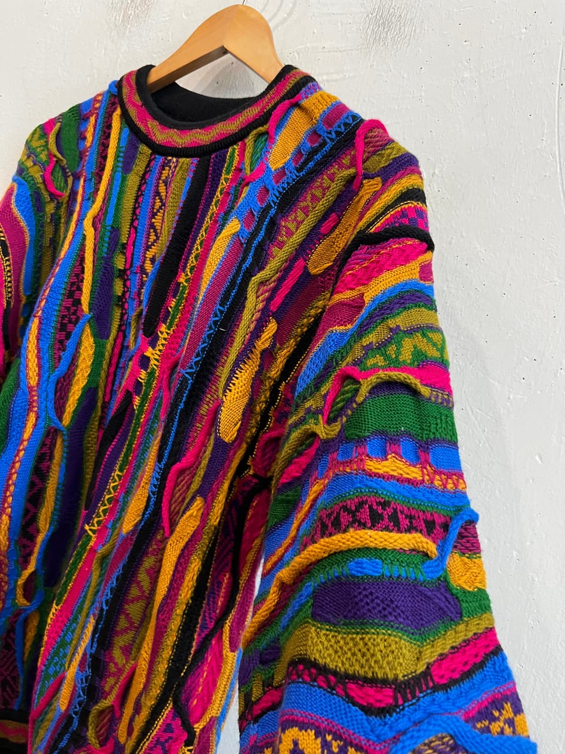 Coogi 쿠지 케이블 울 니트 스웨터 상품이미지4