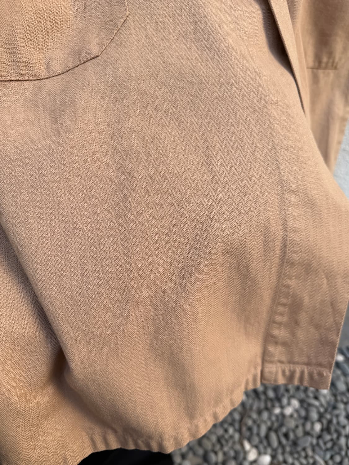 OLD EURO HBT WORK SHOP COAT 헤링본 빈티지워크코트 상품이미지8