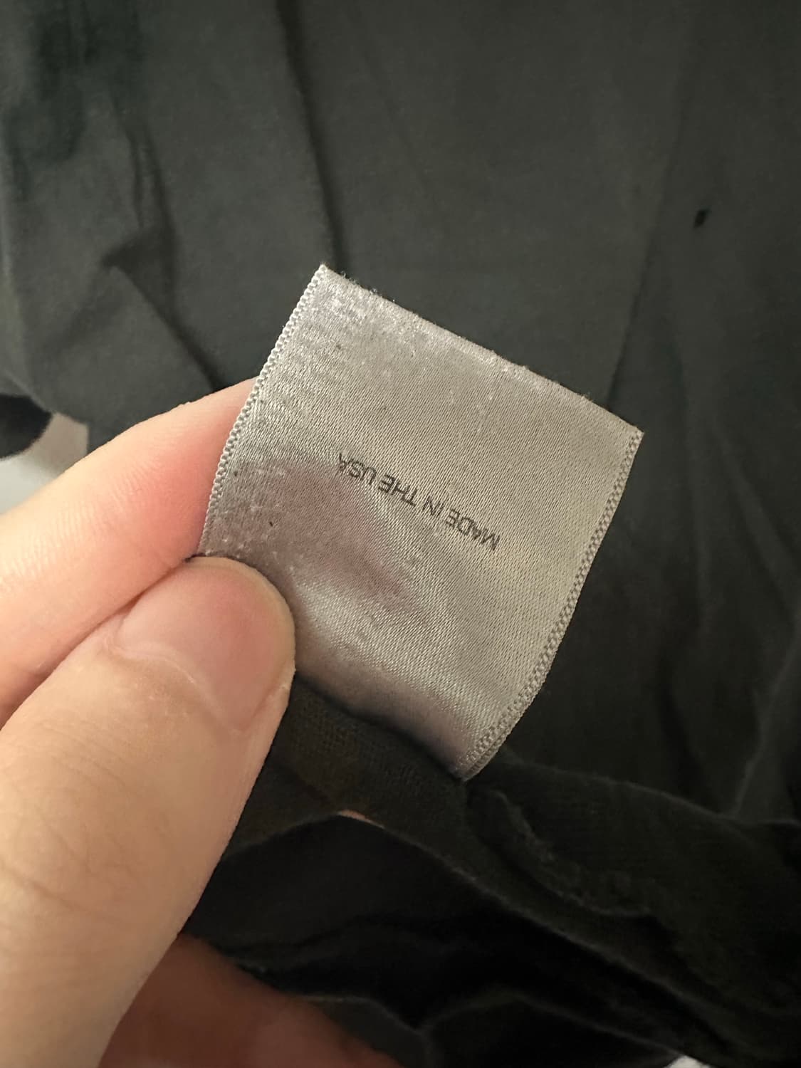 ERD 디스트레스드 로고 티 블랙 상품이미지4