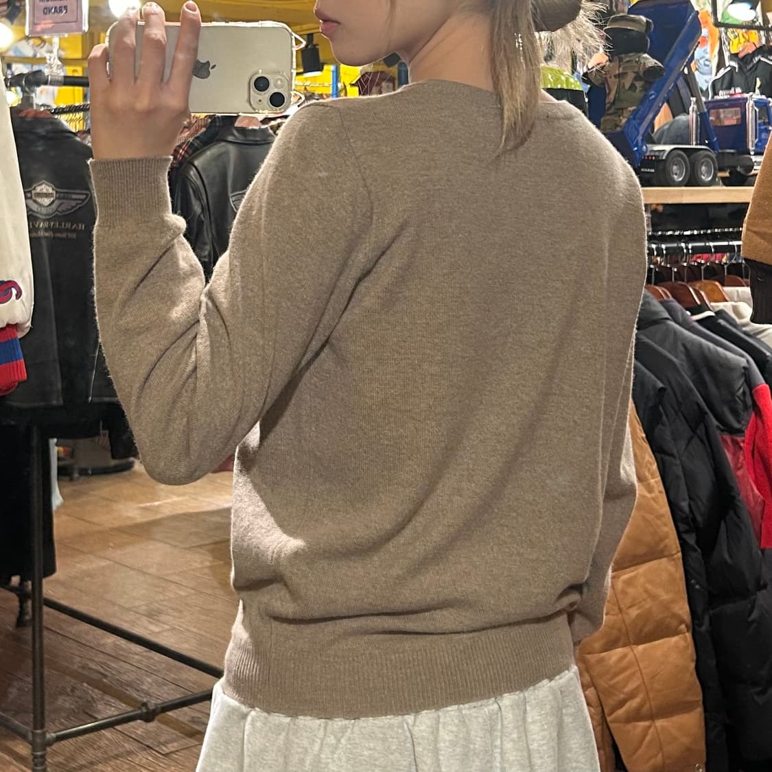 [HI] 폴로 니트 올리브 상품이미지5