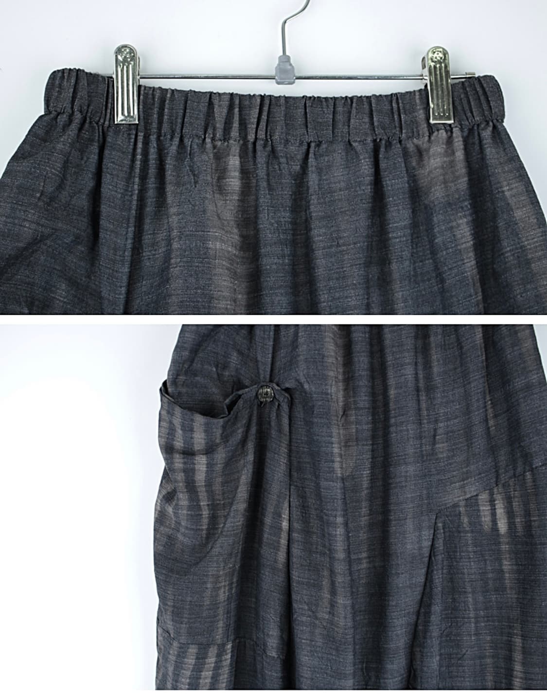 빈티지패턴 밴딩 롱스커트 롱치마 상품이미지3