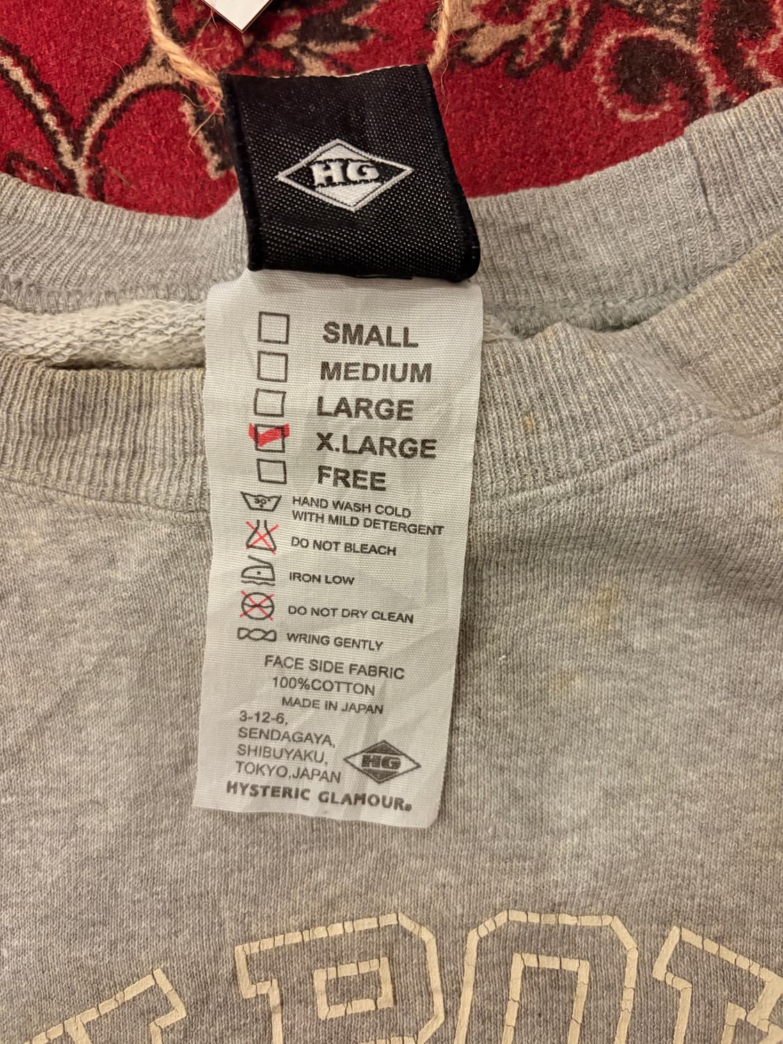 Hysteric Glamour RAW POWER Sweatshirt 상품이미지3