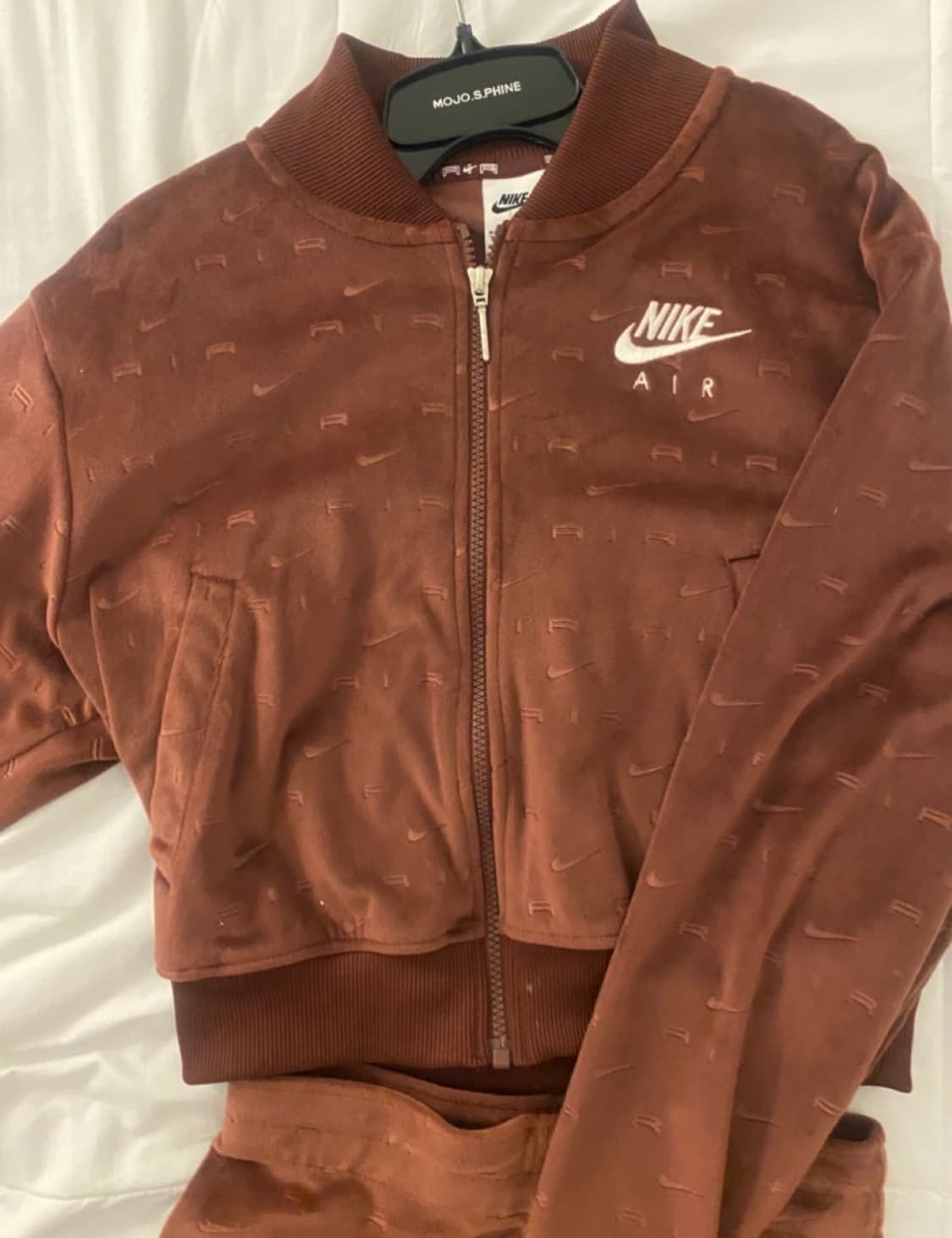 나이키 에어 벨벳 벨루어 트레이닝복 세트 (m) 상품이미지6