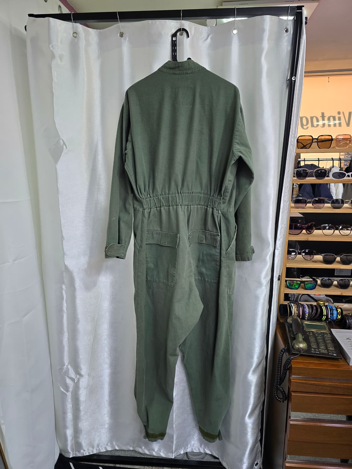 미군 빈티지 카키색 점프수트 (1508) 상품이미지2