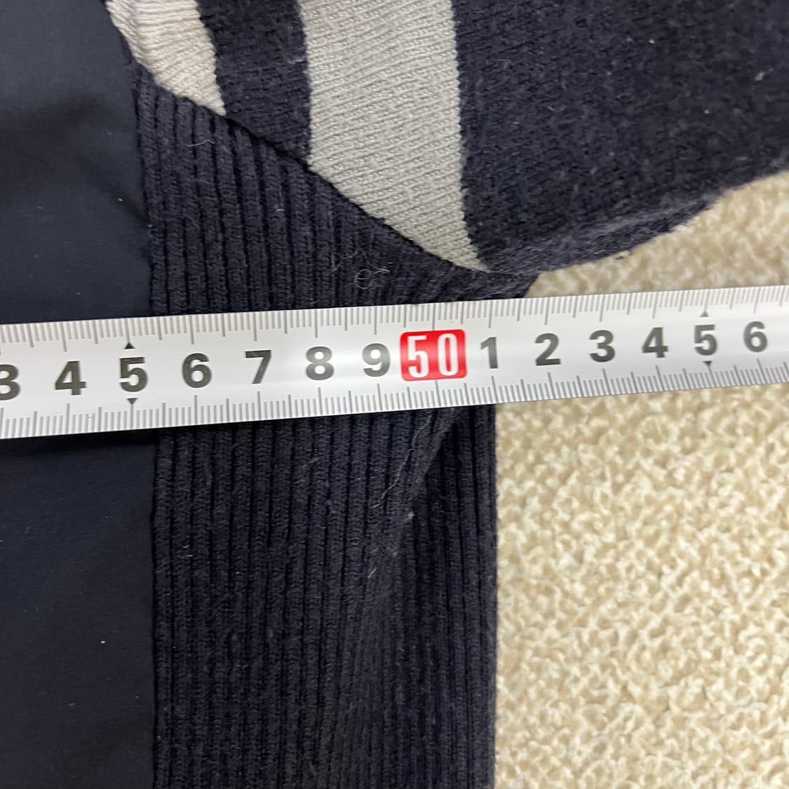 [실측확인] PXG 골프 니트 방풍 집업 자켓 0114M1 상품이미지9