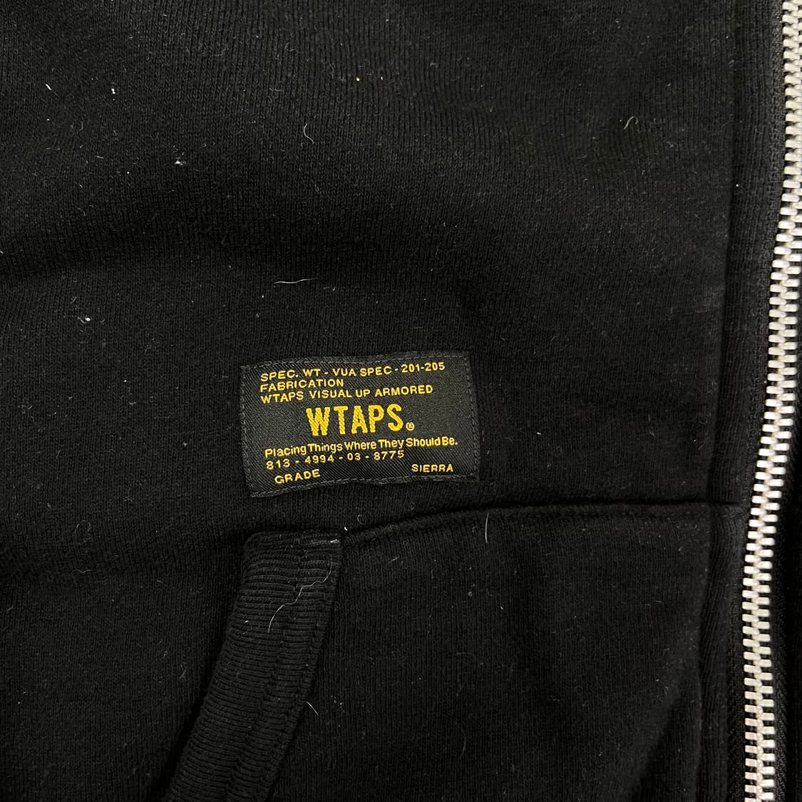 95 더블탭스 양털 후드집업  상품이미지4