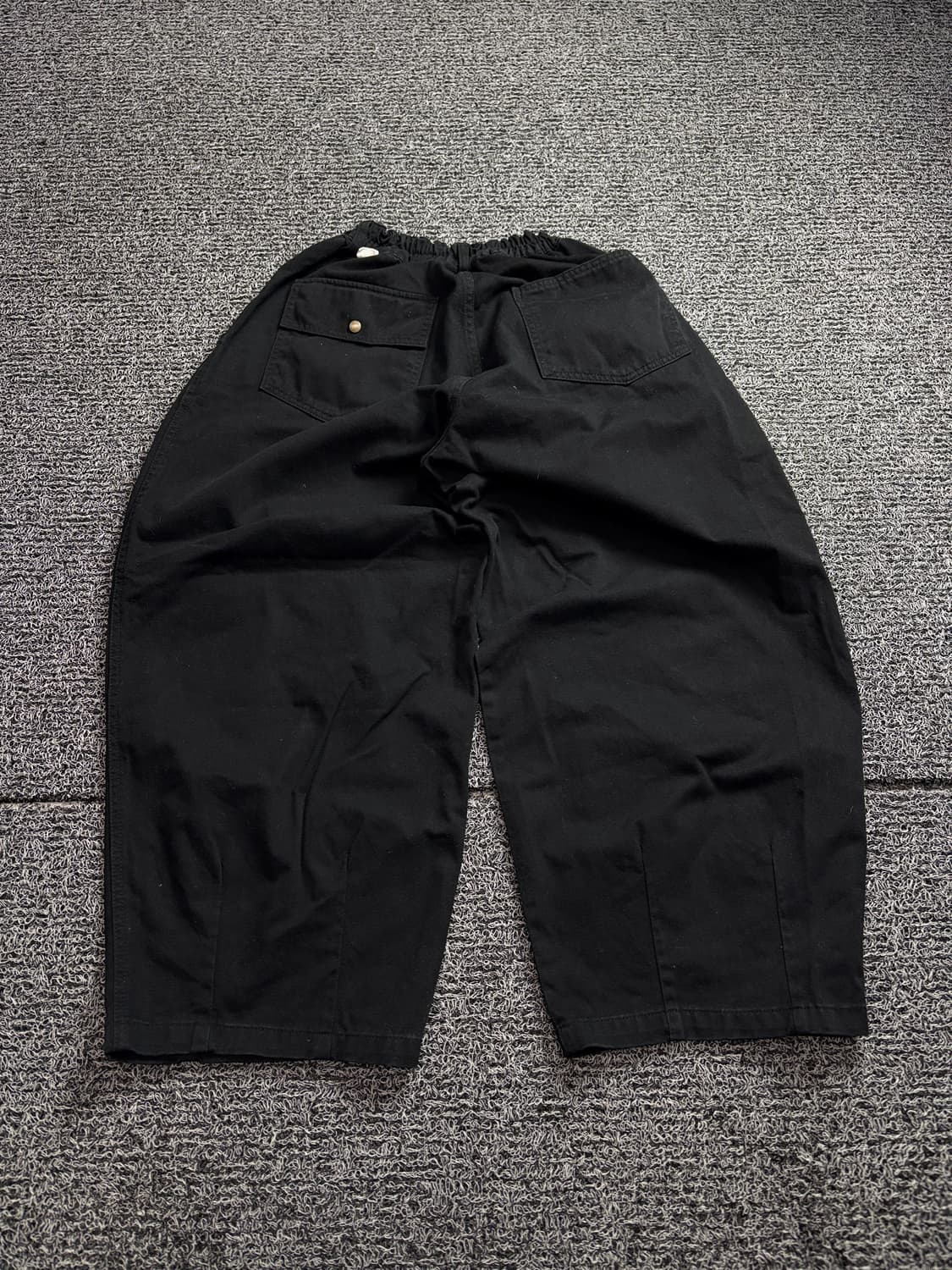 유니폼브릿지 아메카지 와이드 벌룬 퍼티그 팬츠 블랙 2262 상품이미지4