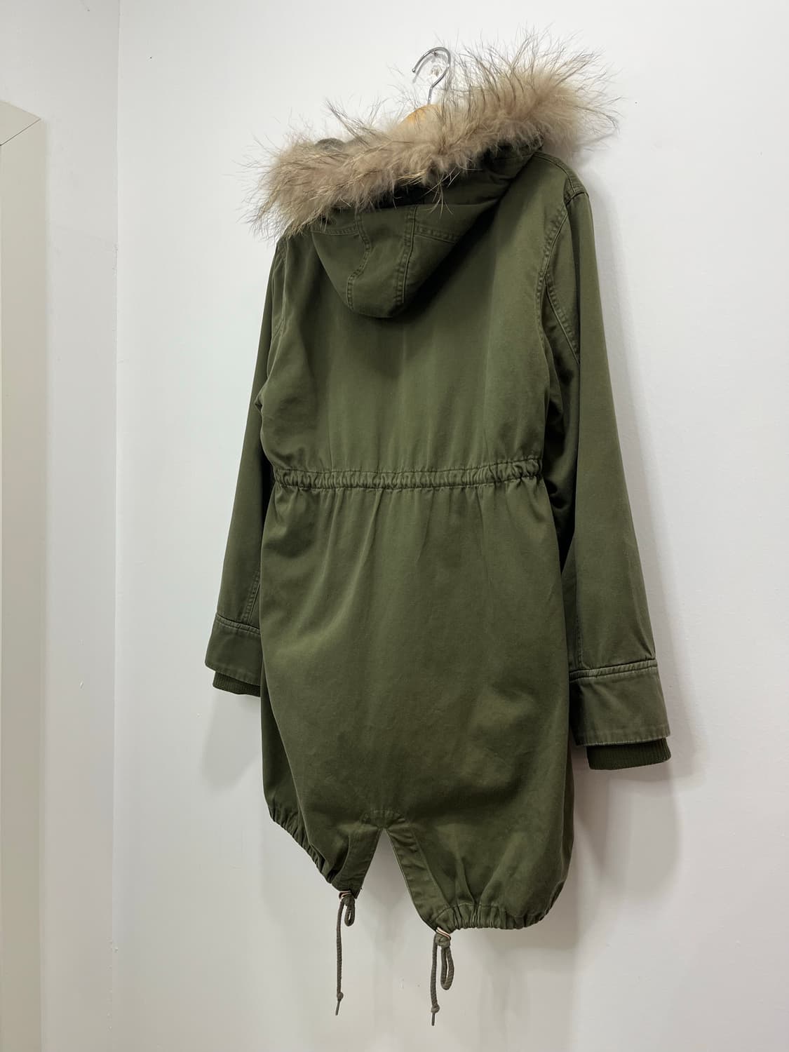 Lowrys Farm 모리걸 벌룬핏 퍼후드 야상 자켓 상품이미지7