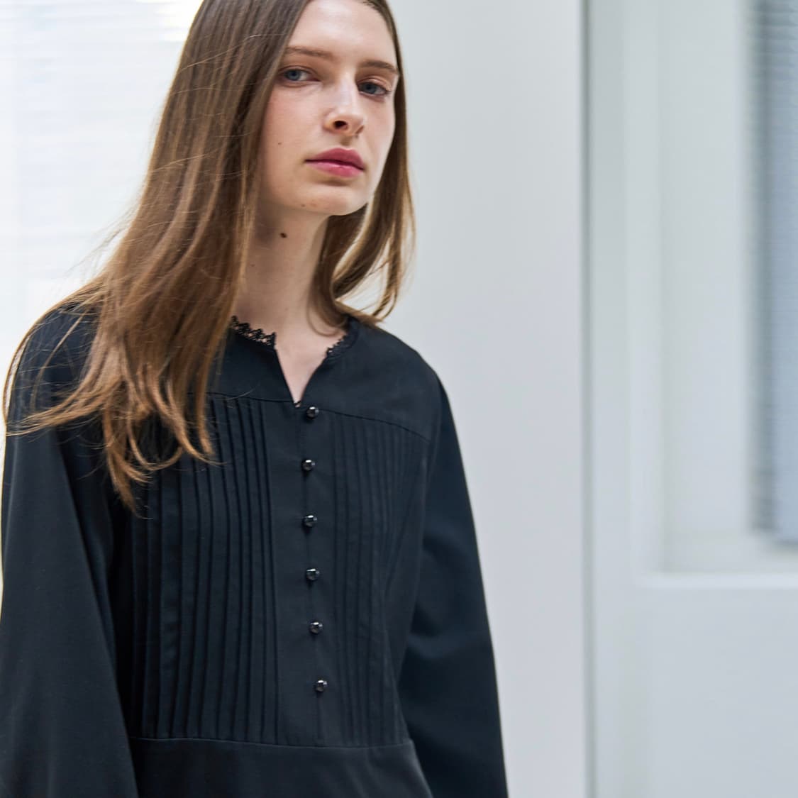 제너럴아이디어(GENERAL IDEA) 레이스원피스 55-66 새상품 상품이미지2