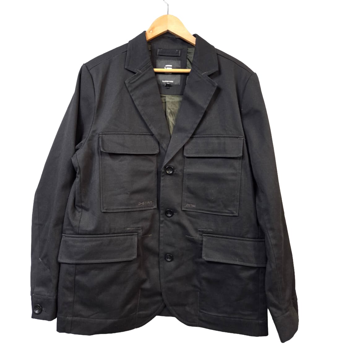 (특별할인가)G-Star RAW 블랙 포켓 자켓(L)택없음 /디피용 상품이미지1