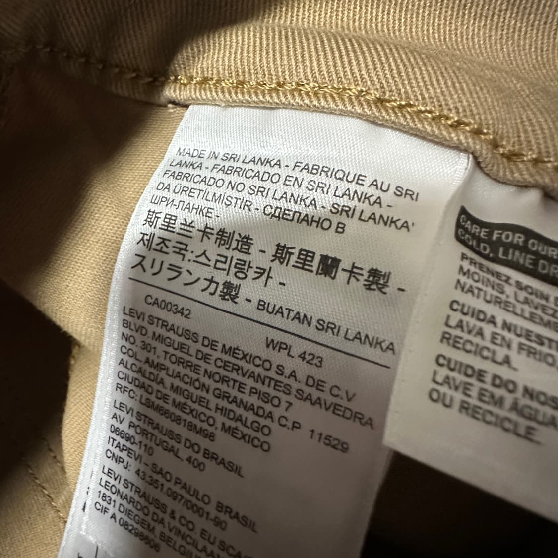 LEVI'S 724 whitetab work pants 상품이미지5