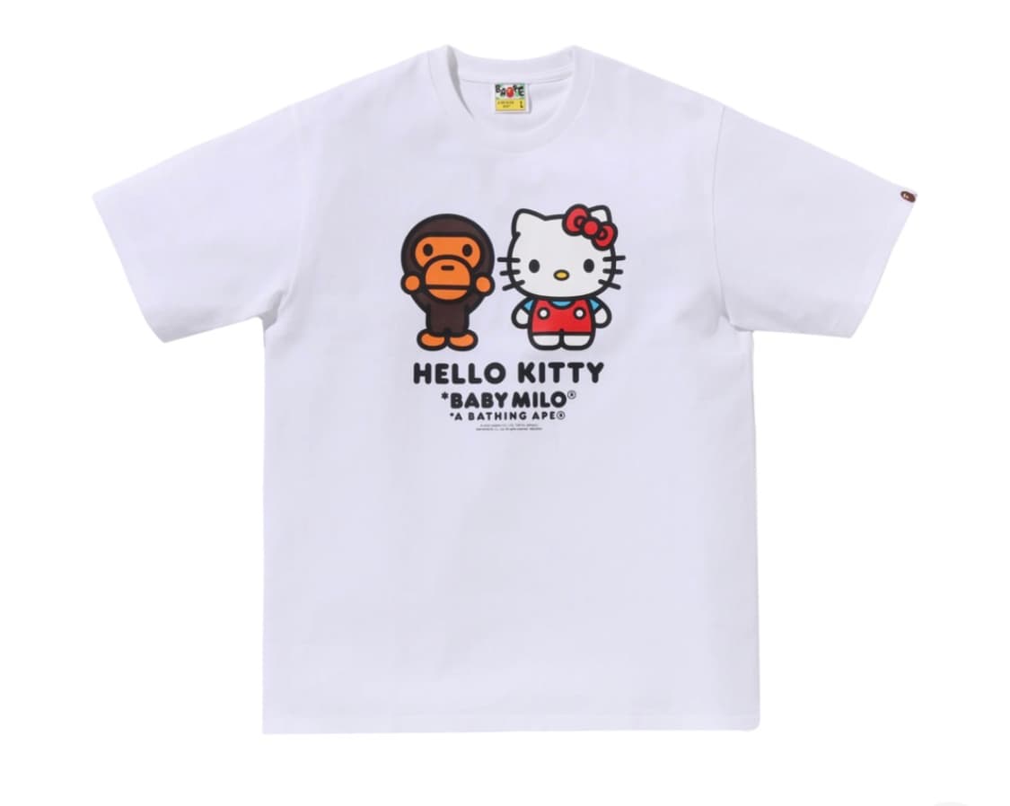 베이프 베이비 마일로 x 헬로키티 화이트 상품이미지1