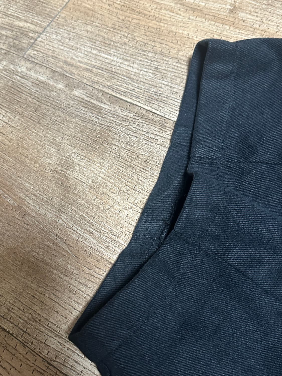 아이필럭키 점보 다트 와이드 배기팬츠 블랙 m 상품이미지3