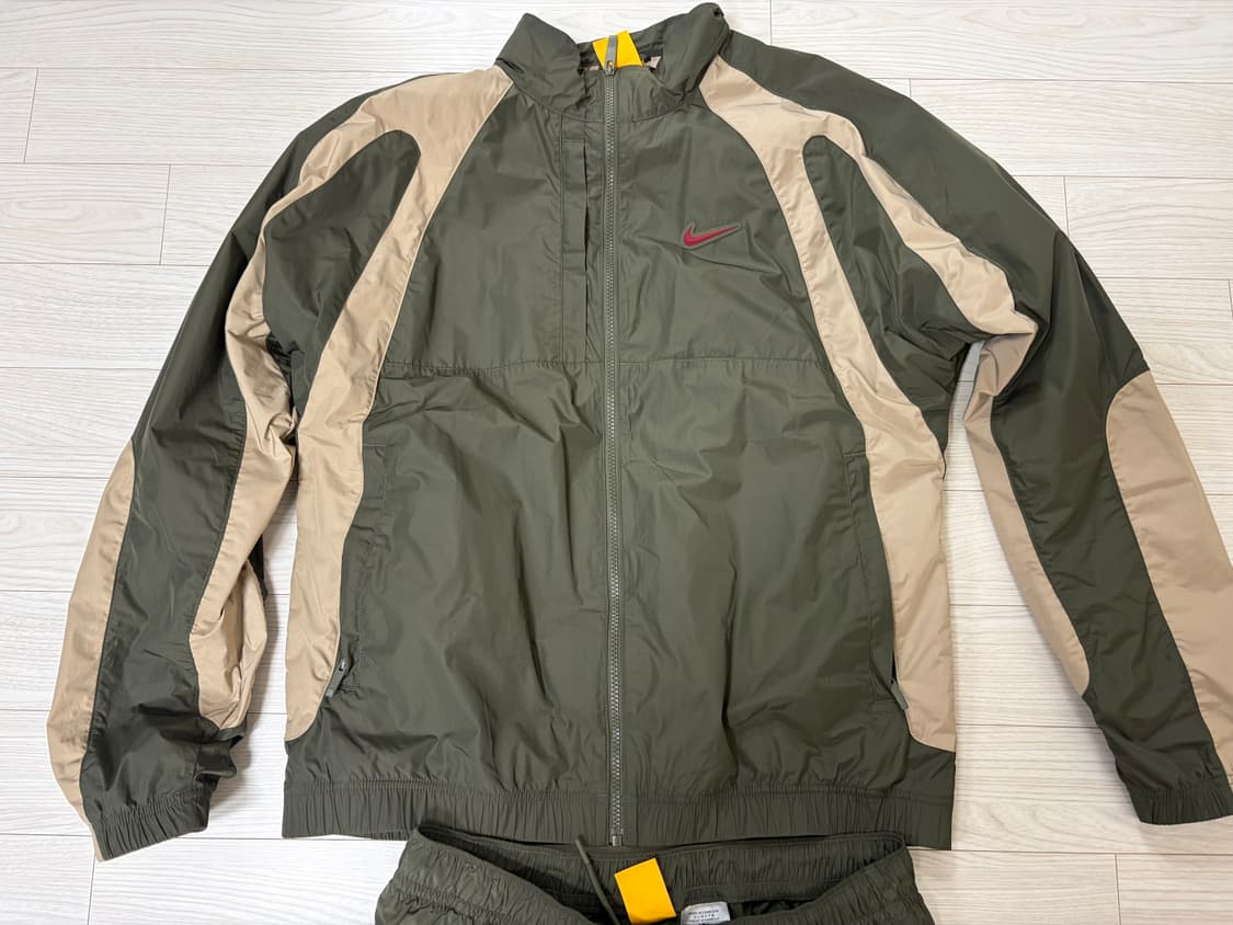 나이키 x 녹타 카키 트랙 자켓 팬츠 새트 아시아L 상품이미지2