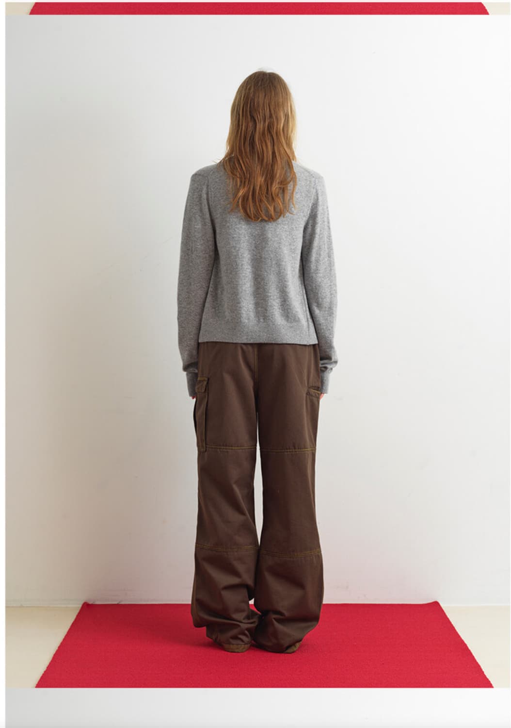 아옵트 aopt 카고팬츠 브라운 s 상품이미지3