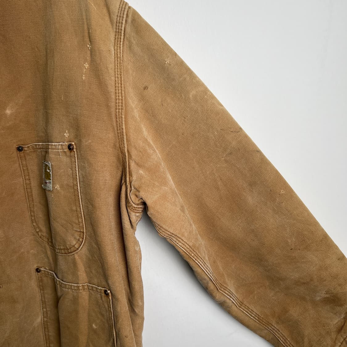 70's made usa 칼하트 6BLC 숫자탭 초어 코트 46 상품이미지8