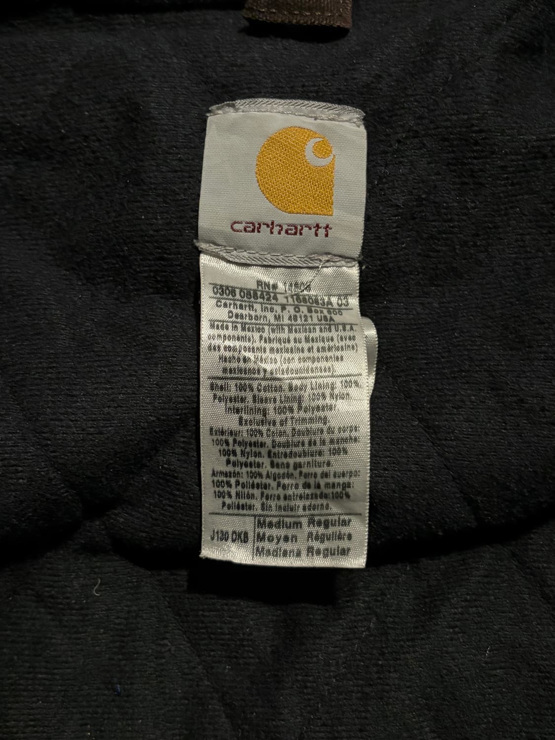 칼하트 액티브 J130 DKB M/R 상품이미지7