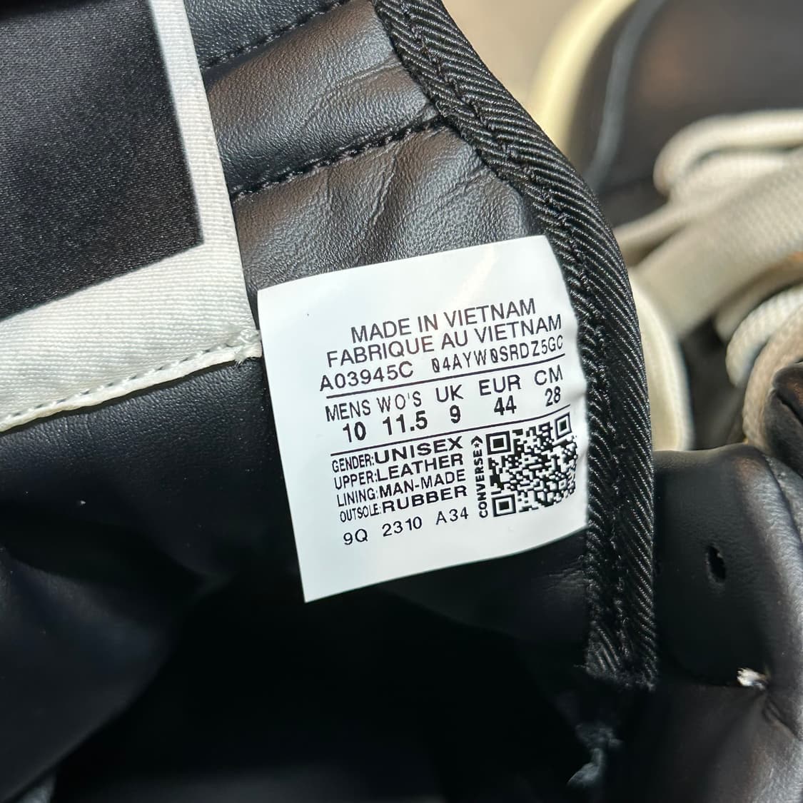 280) 컨버스 x 다크쉐도우 터보웨폰 블랙 크림 상품이미지9