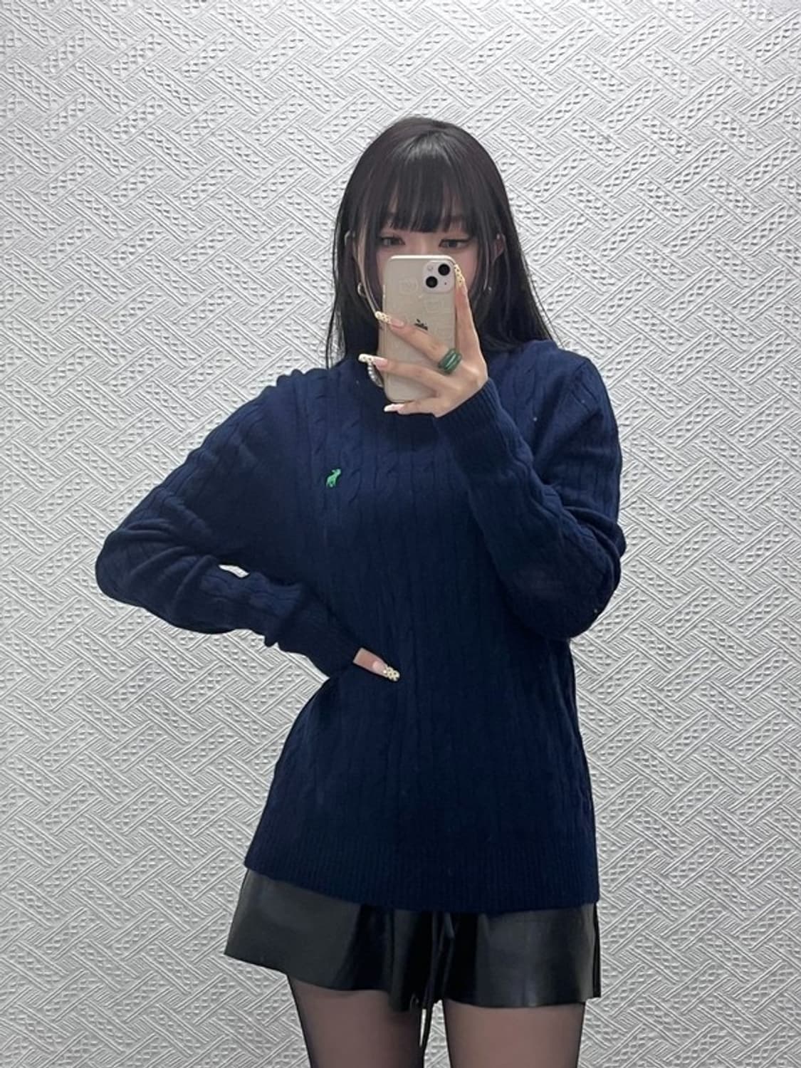 아베크롬비 올드스쿨 빈티지 모던 캐주얼 꽈배기 니트 S C10080 상품이미지2