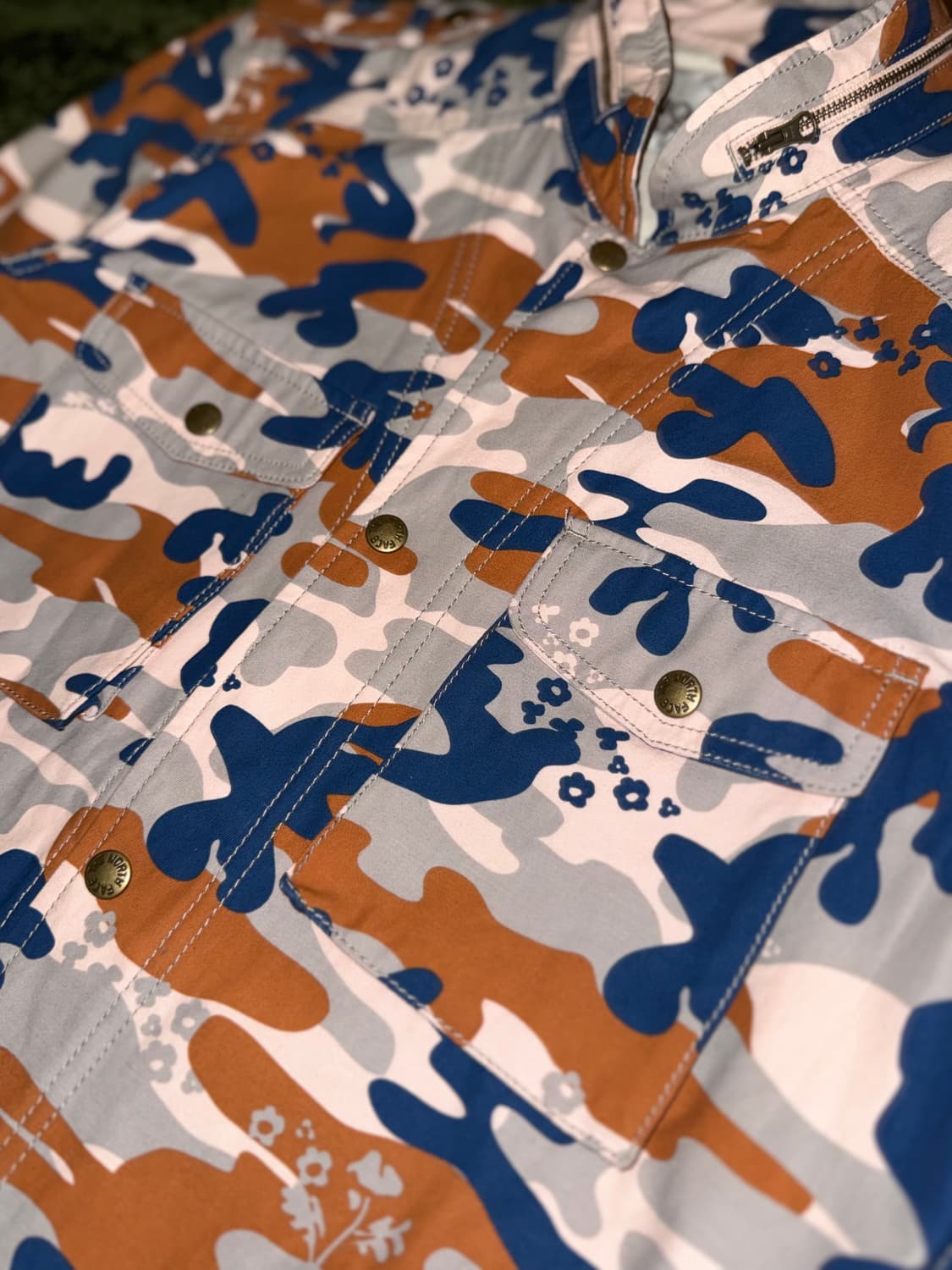 [105] 노스페이스 화이트 라벨 멀티 카모 스냅 필드 자켓 상품이미지3