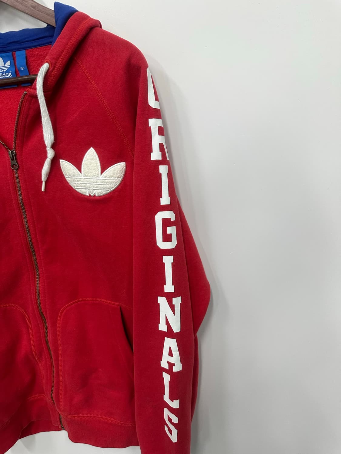 아디다스 레드 오리지널 후드집업  상품이미지6