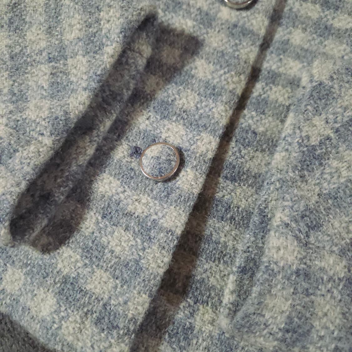 해리스트위드 프론트로우 체크 트위드 크롭 자켓 S 상품이미지6