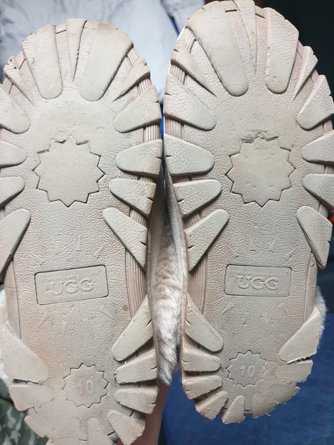 호주 오즈웨어 코케트 스트랩 털끈 슬리퍼 체스트넛 (250) 상품이미지5