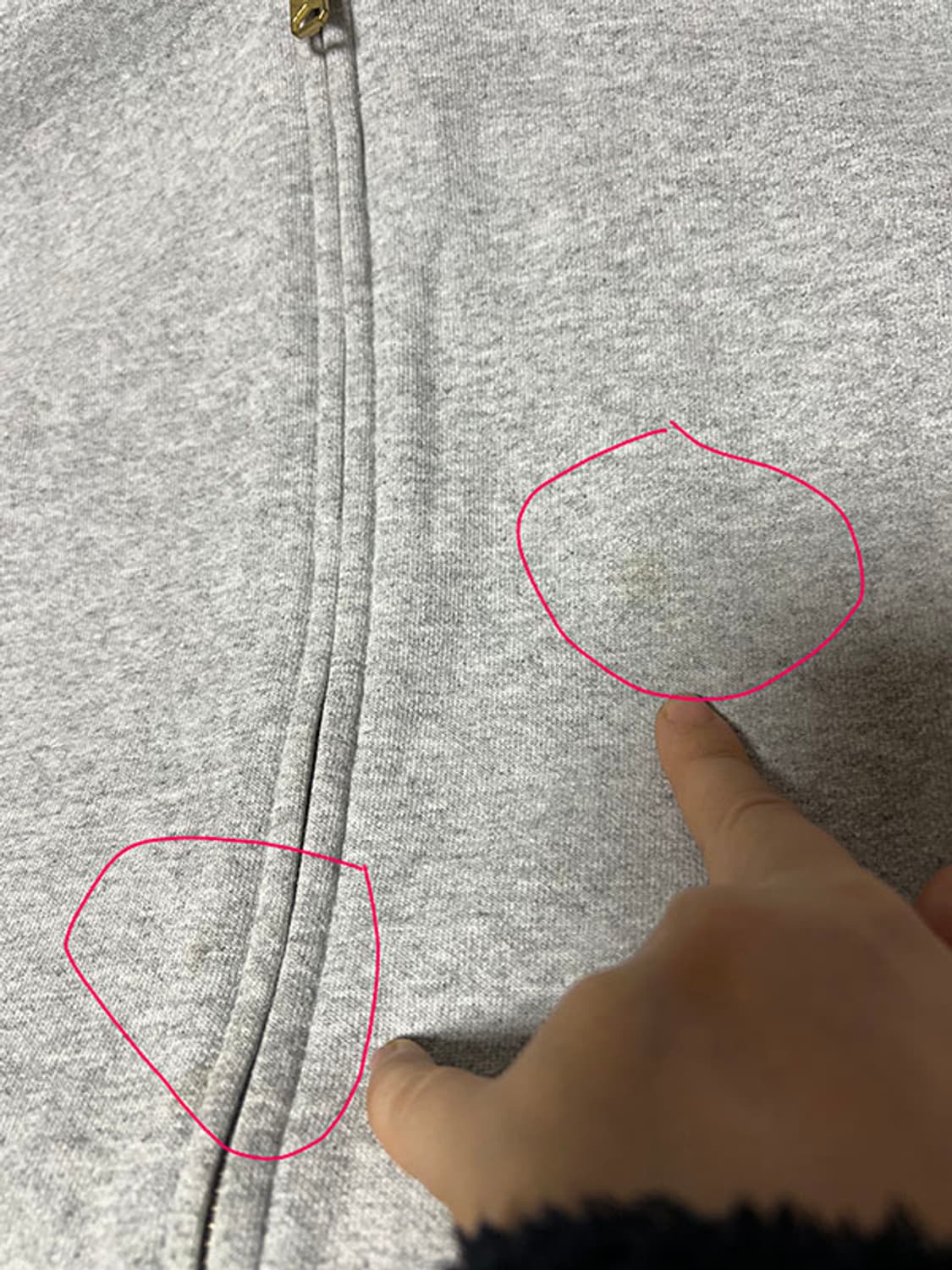 칼하트 K122 HGY 남자 후드집업 추동복 오버핏 95-100 상품이미지6