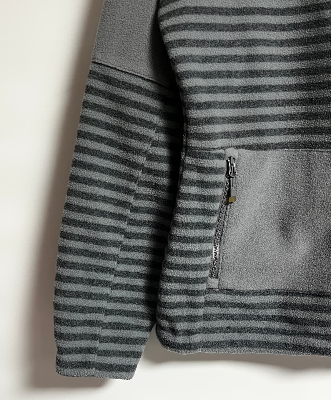 노스페이스 스트라이프 플리스 후리스 자켓 점퍼 85 상품이미지3