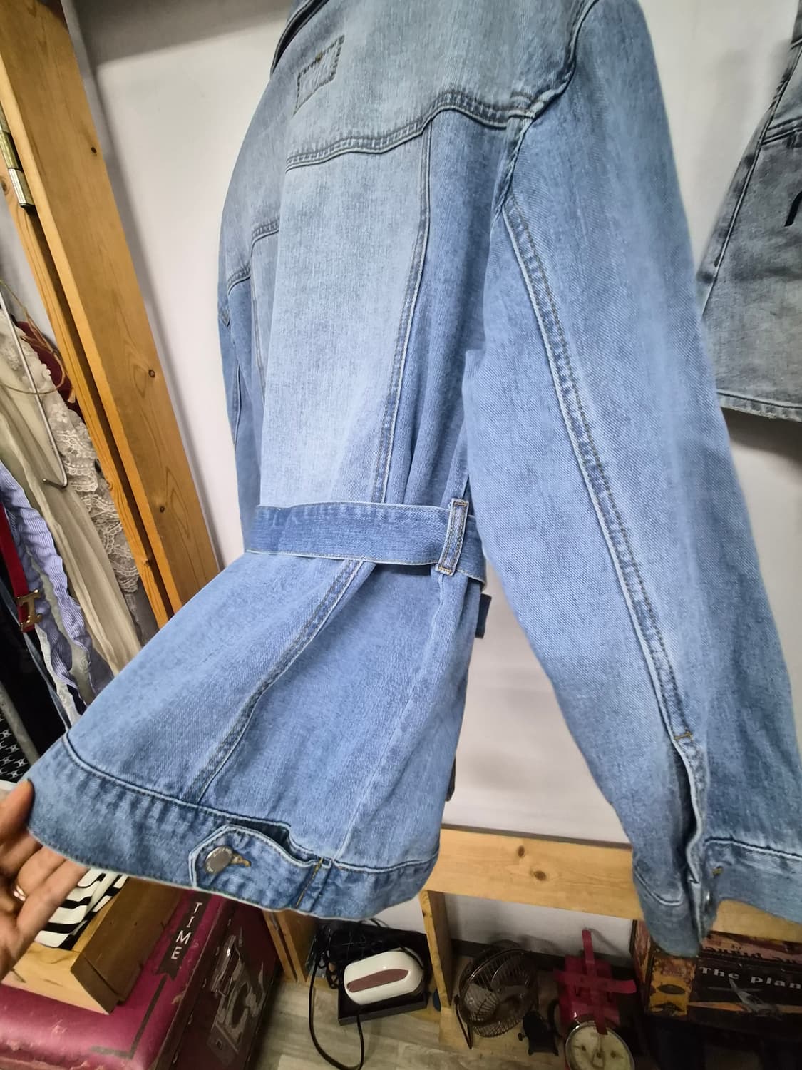 씨위 벨티드 데님자켓 상품이미지6