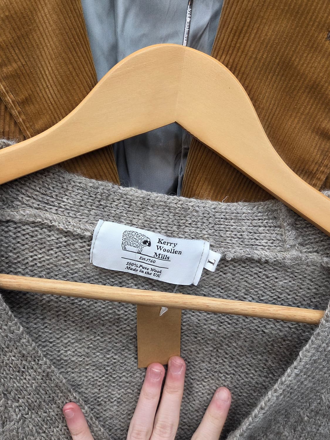 Kerry woolen 케리 울른 밀즈 가디건 상품이미지7