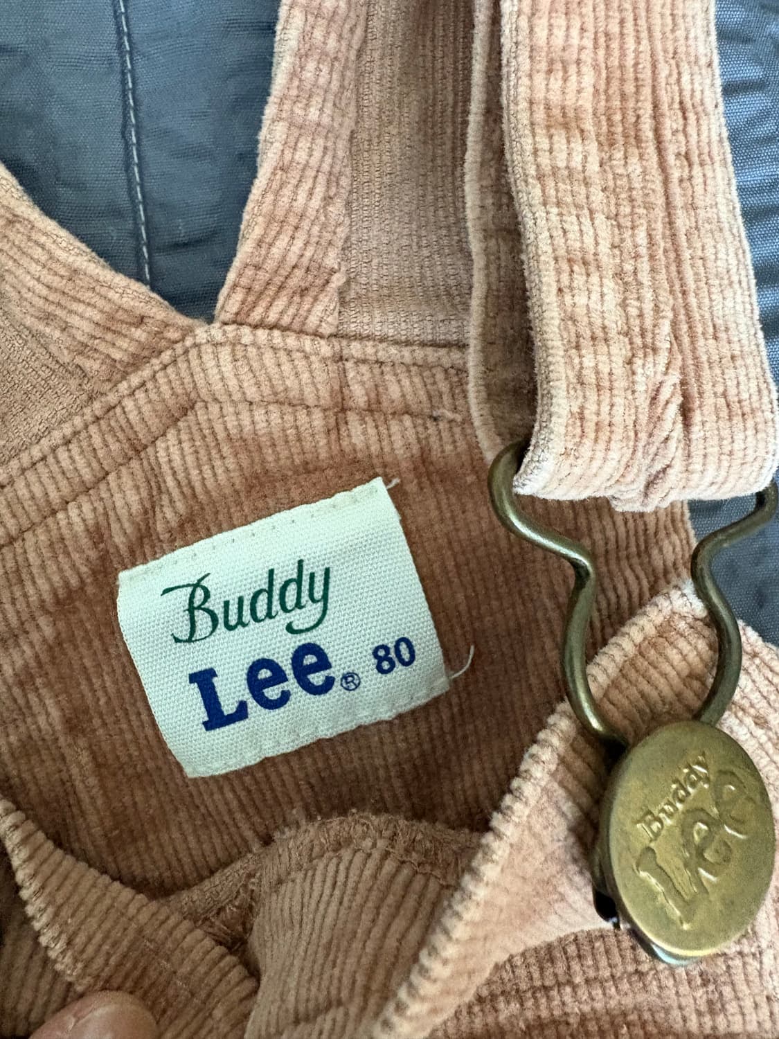 [80] Buddy Lee 버디리 유아 코듀로이 멜빵 치마 (베이지) 상품이미지2