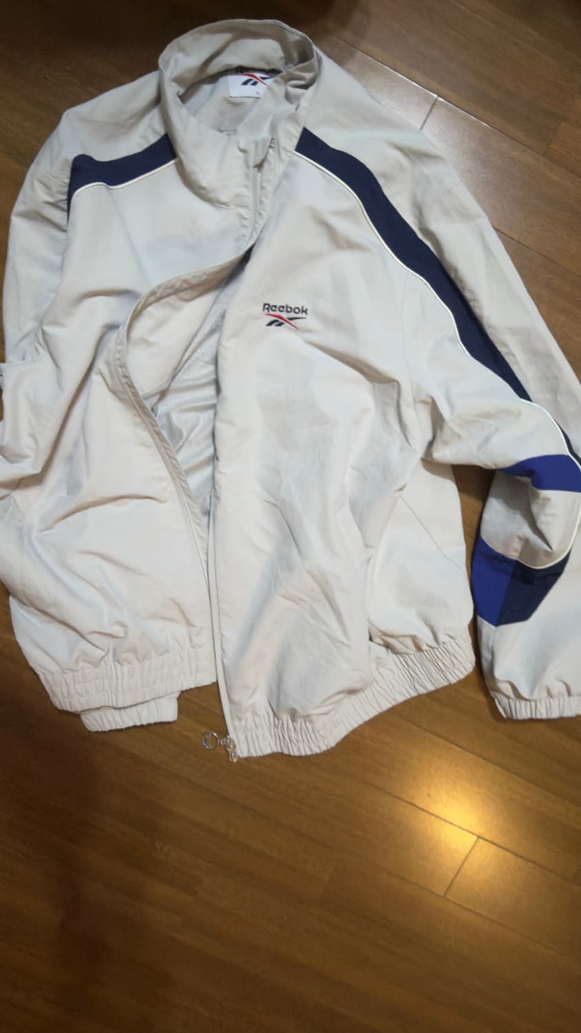 리복 레전드 웜업 윈드브레이커 XL 회색 상품이미지3