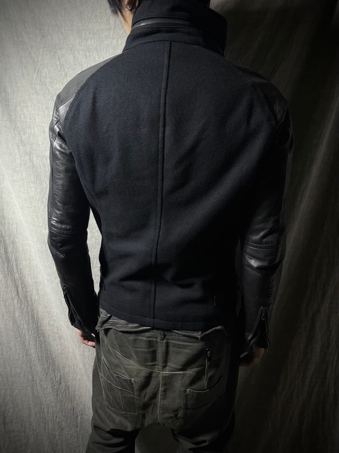 Attachment High Neck Asymmetric Jacket 상품이미지4