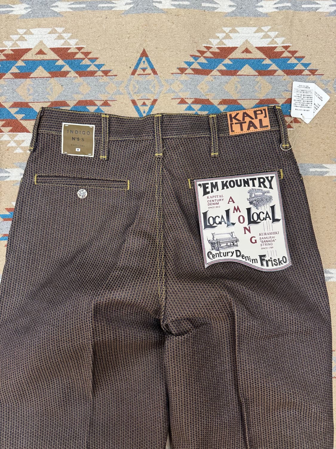 [32] 캐피탈 센츄리 데님 5P 프리스코 팬츠 머디 브라운 상품이미지5