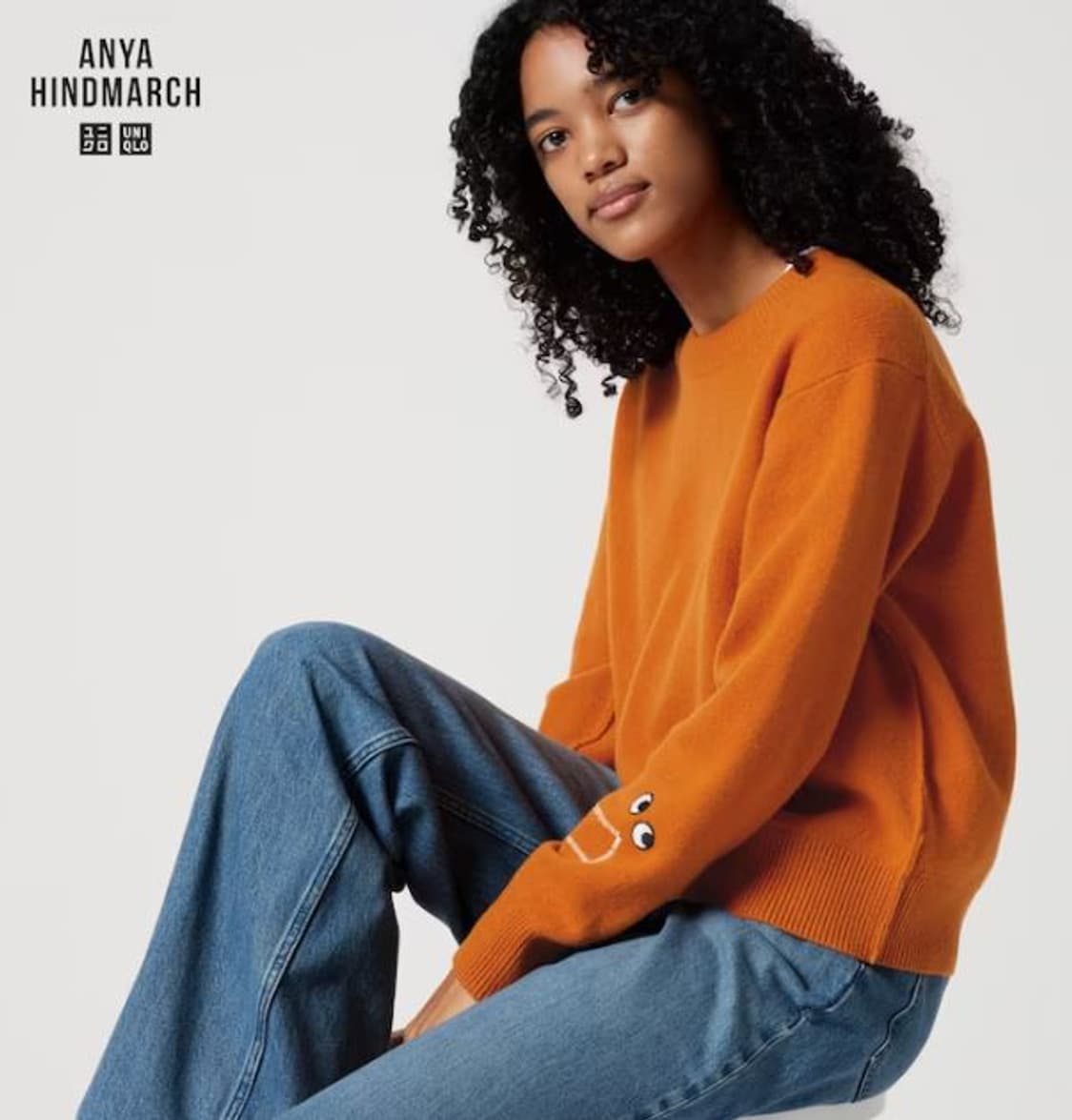 UQ x ANYA HIND MARCH Cute Knit 상품이미지7