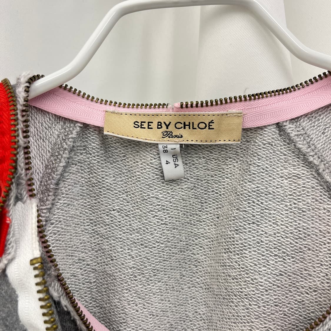 See by chloe zipper asymetric sweat top 상품이미지7