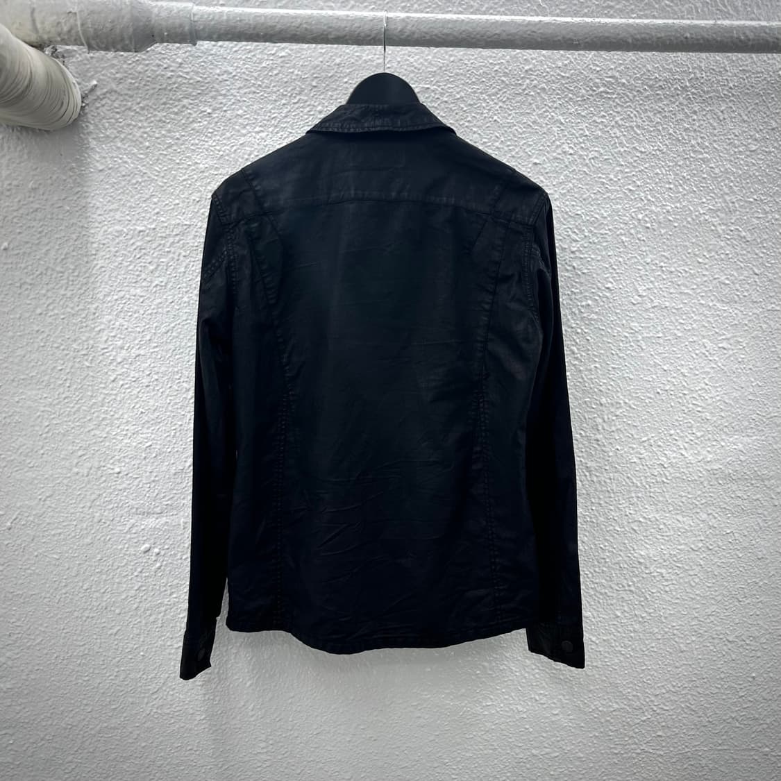 Tornado mart waxed black jacket 상품이미지3