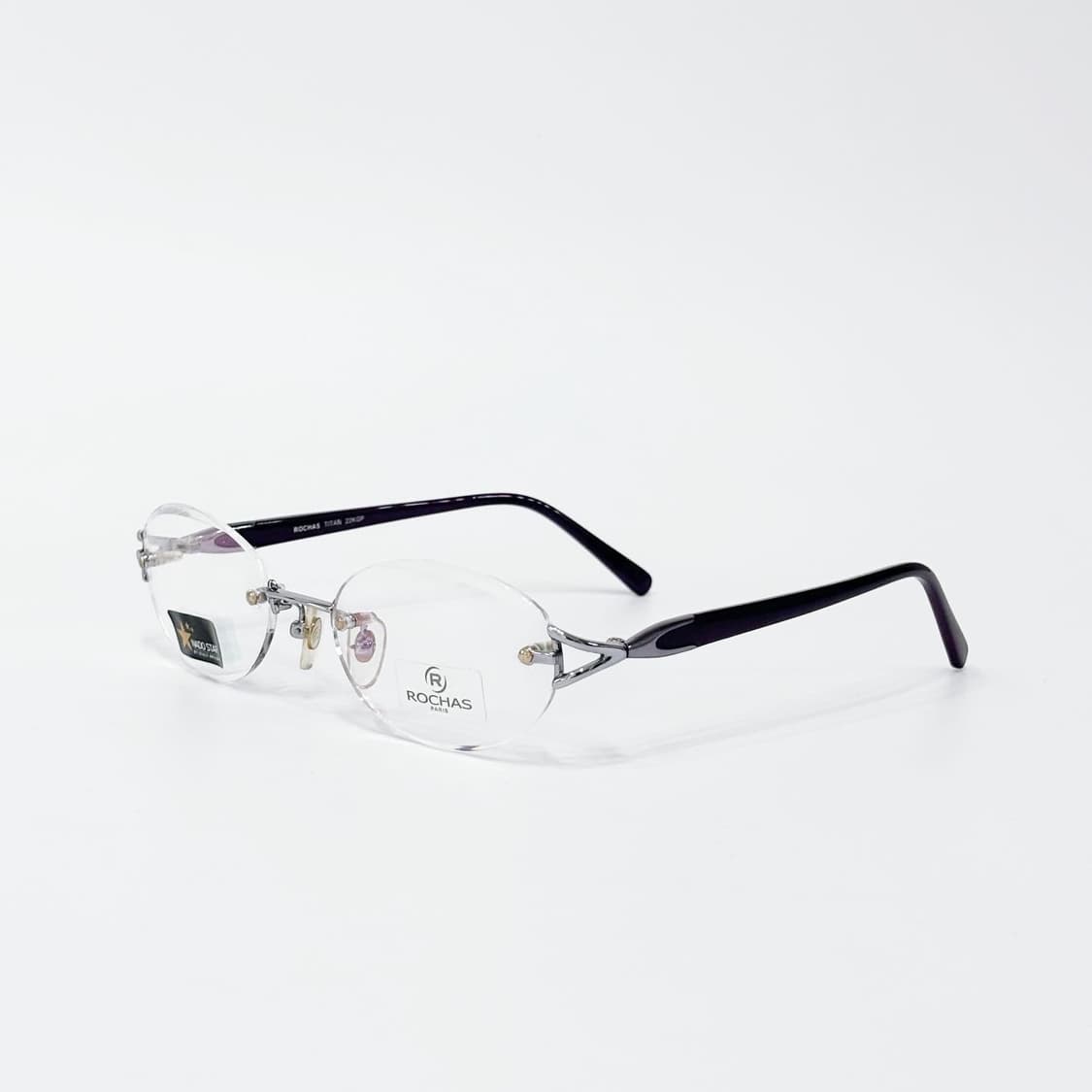 ROCHAS 라벤더 무테  데드스탁 빈티지안경 상품이미지2