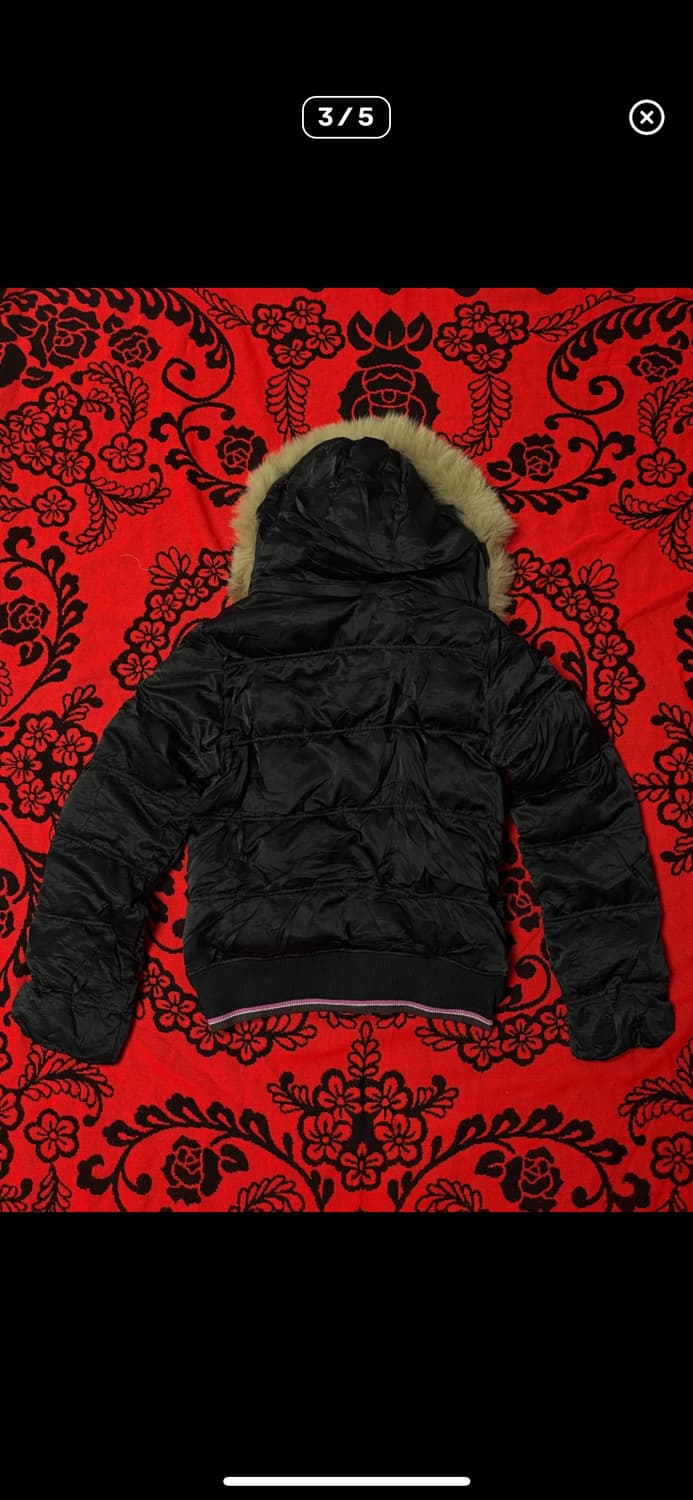 Vintage Punk & Gyaru fur hood jacket 상품이미지3