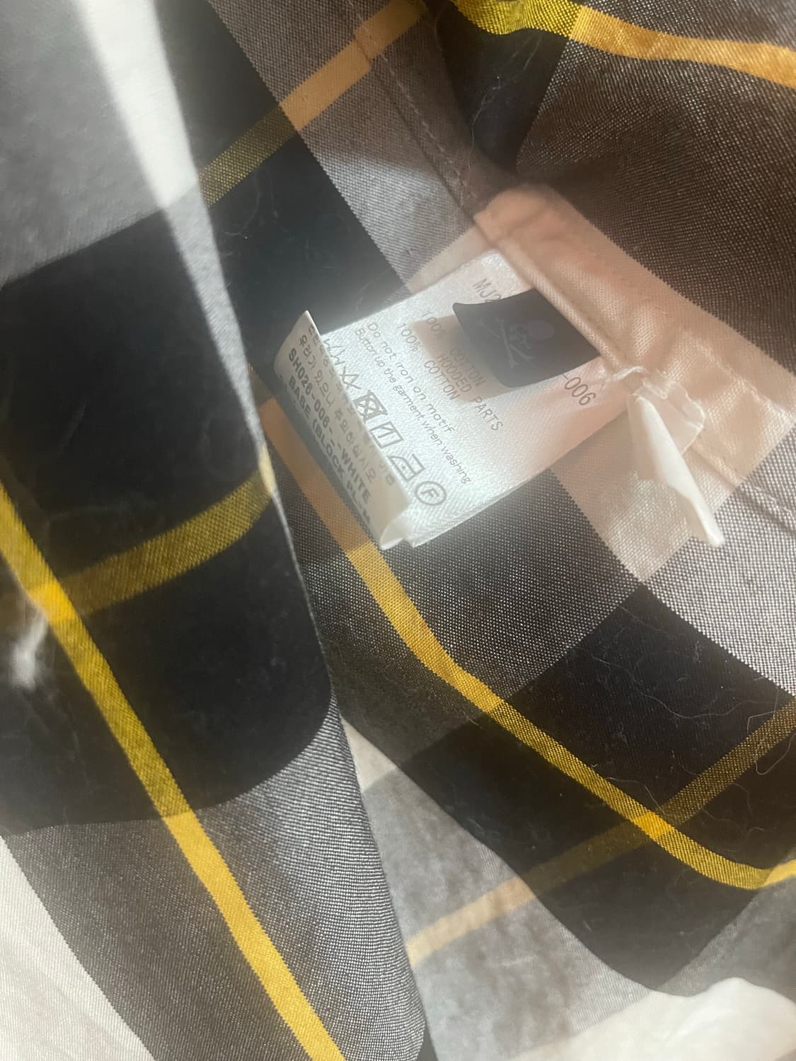 마스터마인드 Block Plaid Hooded Shirt Jacket 상품이미지3