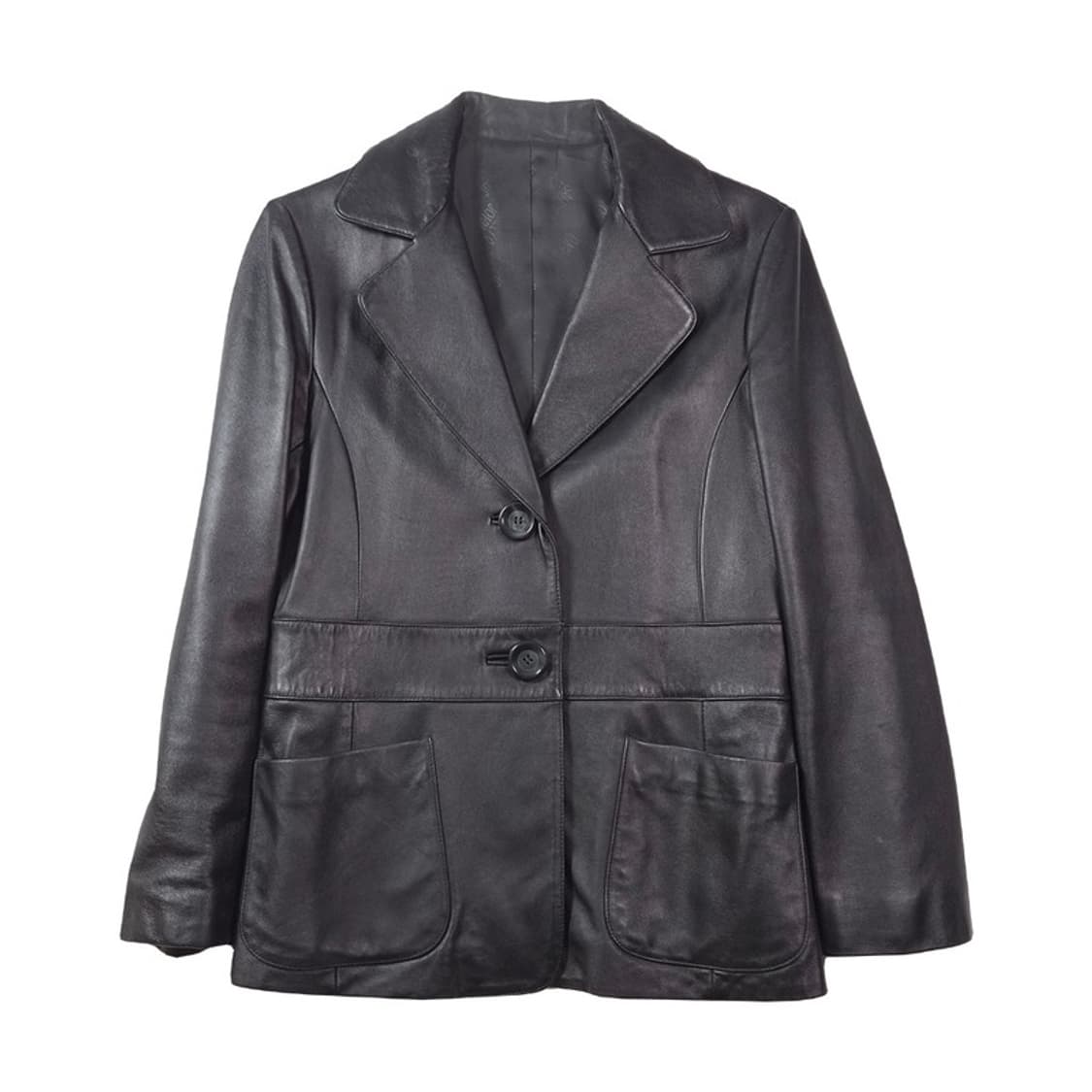 샐리앤존 리얼 램스킨 블랙 가죽 자켓 66 상품이미지1