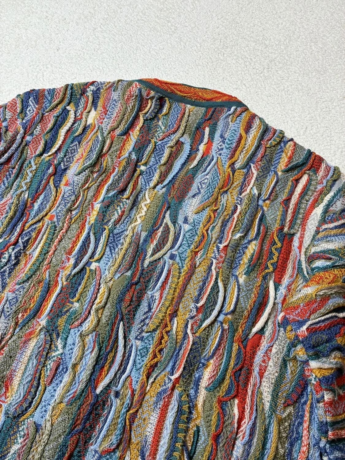 림노스 90's 3D 케이블 크롭 울 니트 가디건 PN6981 상품이미지5